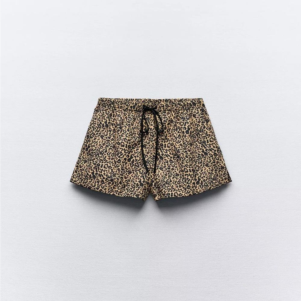 Zara Leopard Print Women's Shorts